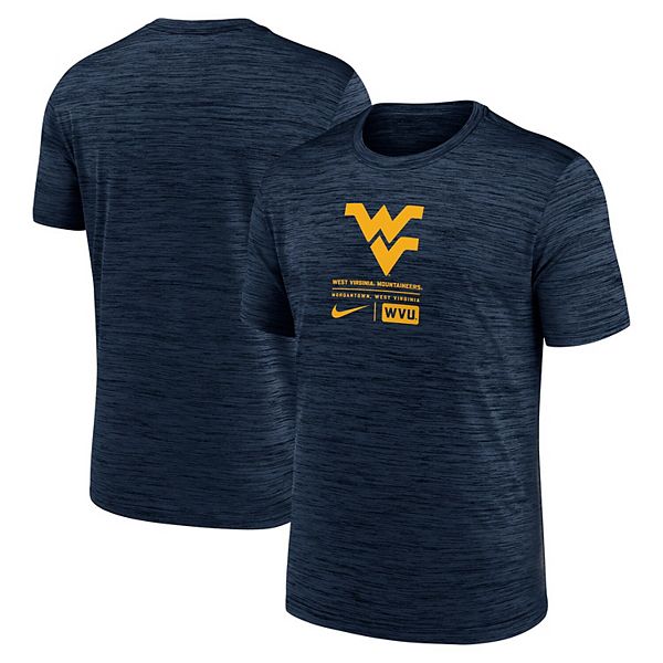 

Мужская футболка West Virginia Mountaineers Campus Center Block Velocity Performance Nike