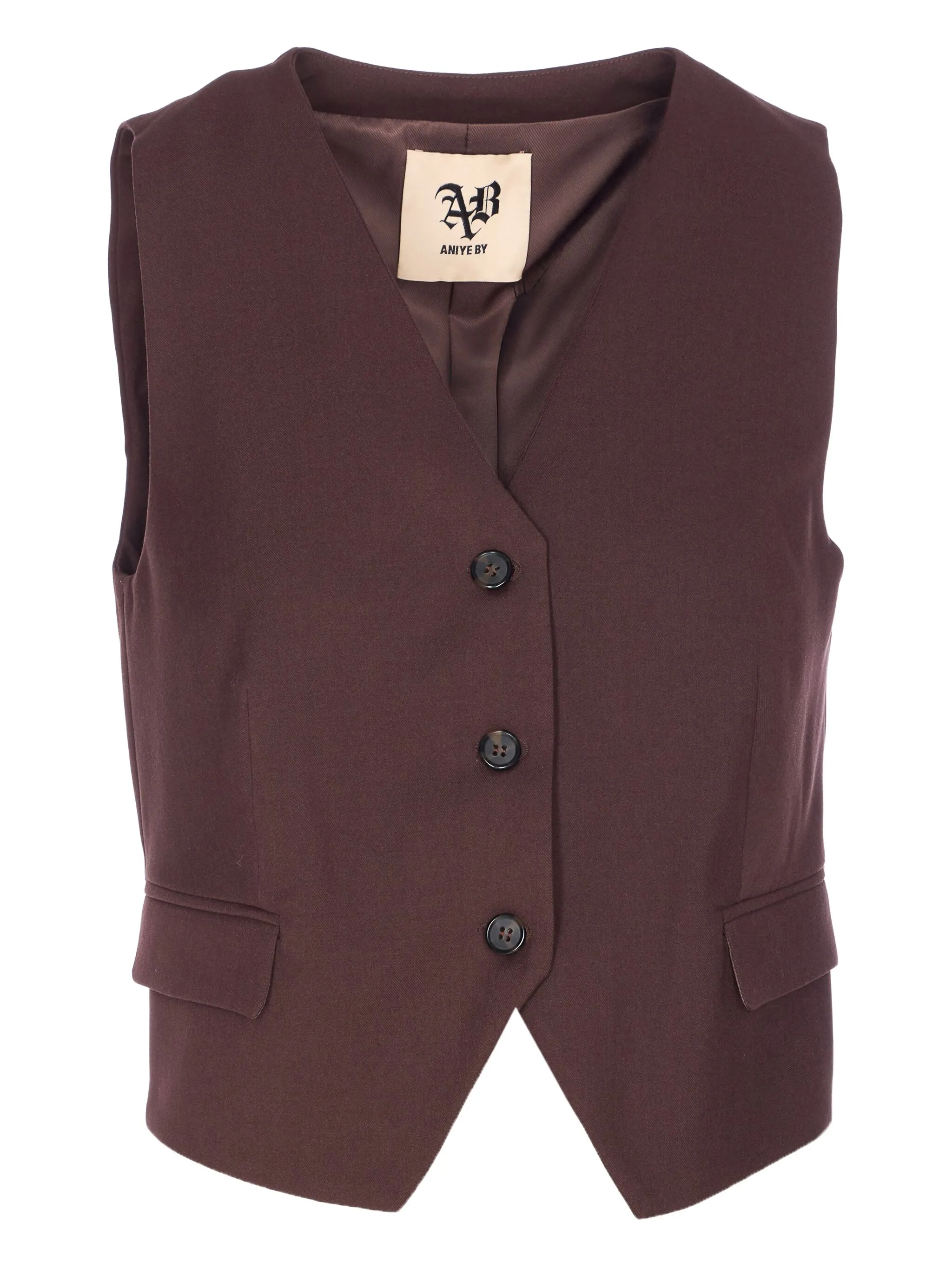 

Жилет с V-образным вырезом Aniye By, коричневый