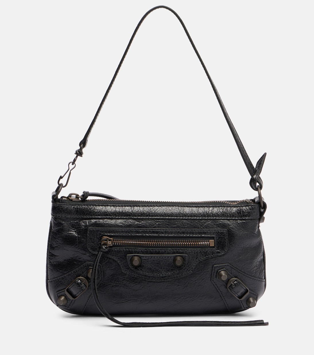 

Кожаная сумка через плечо Le City Small Balenciaga, черный