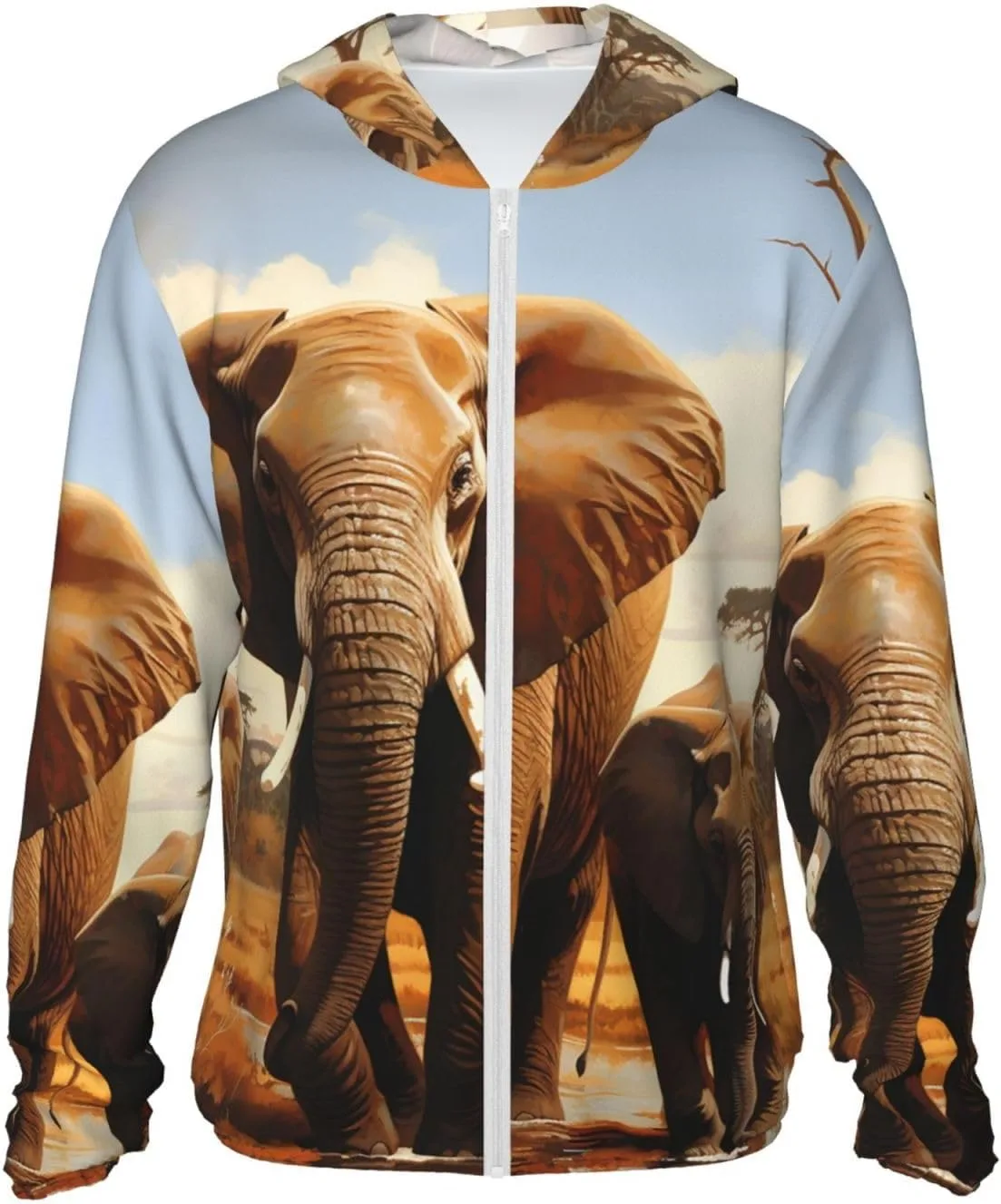 

Мужская куртка с капюшоном UPF 50+ для защиты от солнца HJTRW