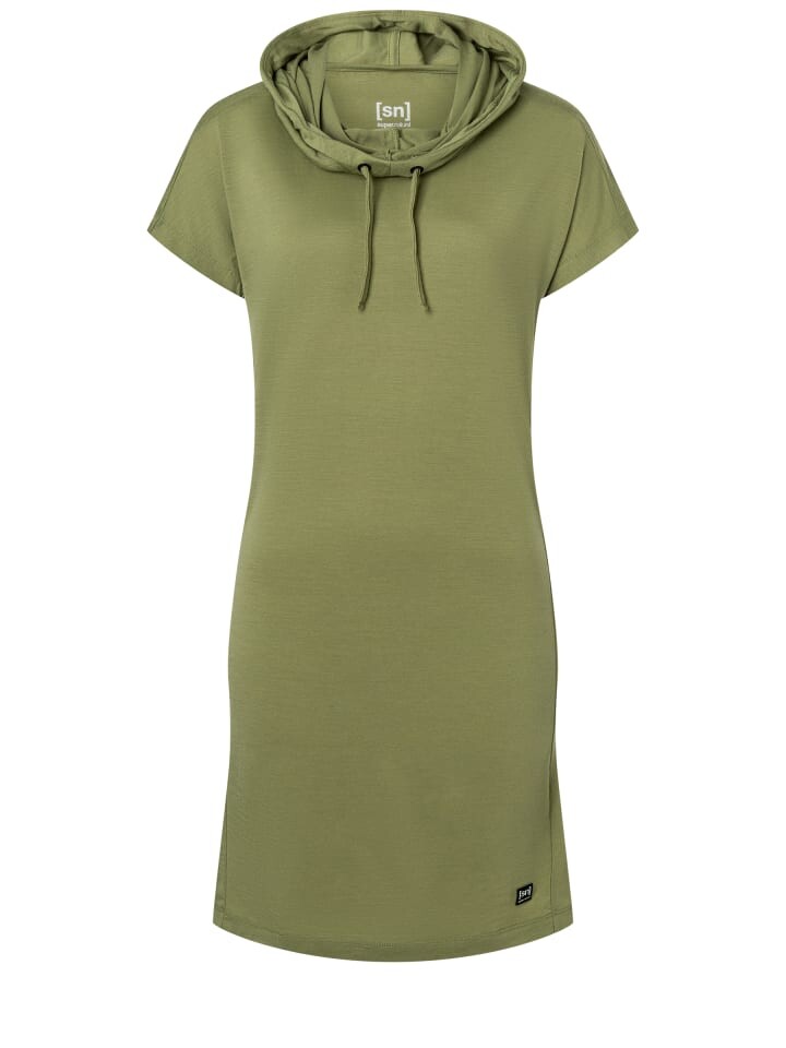 

Длинное платье supernatural Merino W FUNNEL, цвет hellkhaki
