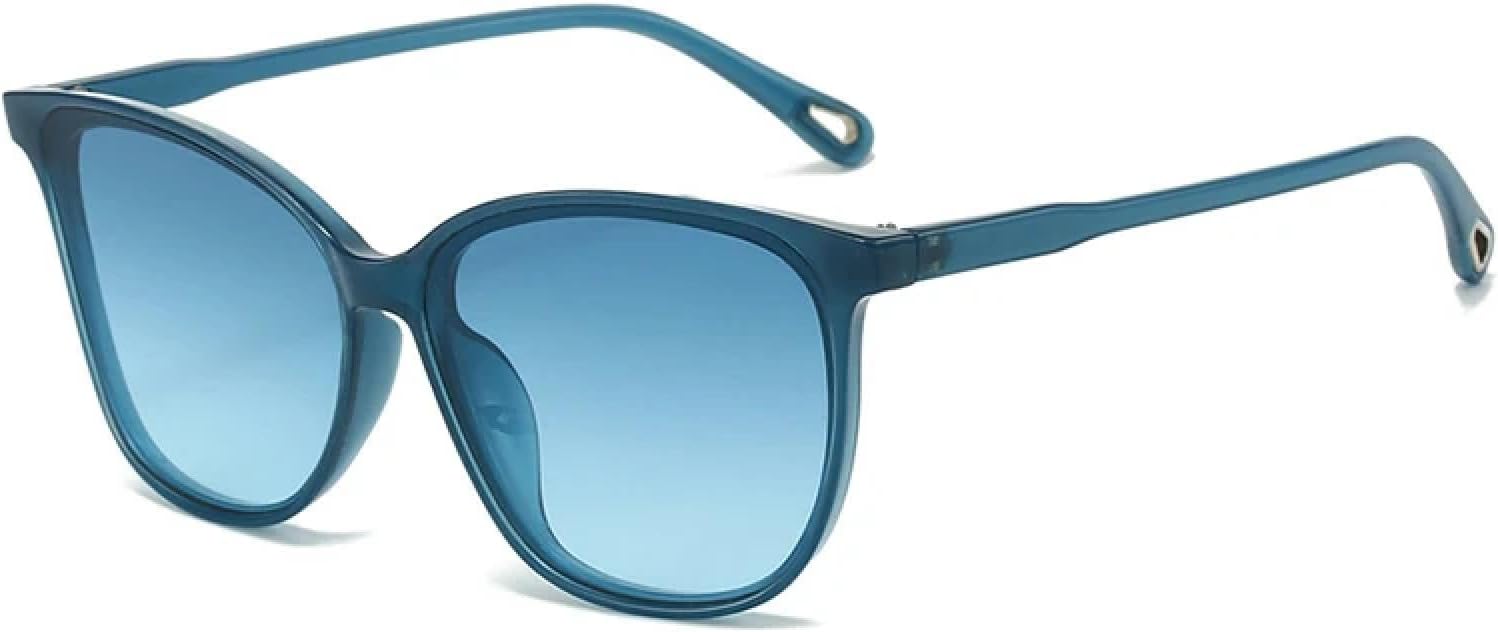 

Солнцезащитные очки с защитой от УФ-излучения UV400 для женщин и мужчин | Градиентные зеркальные линзы | для занятий спортом на открытом воздухе DSVIGF, Blue Blue Gradient