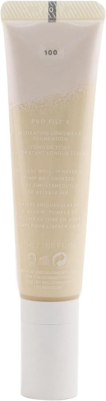 Тональное средство увлажняющее Fenty Beauty Pro Filt'r Hydrating Longwear Foundation 100 — фото 3