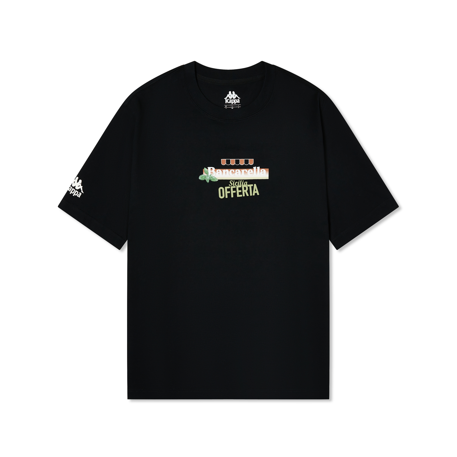 

Kappa Футболка с рукавом дроп-шоулдер мужская черная