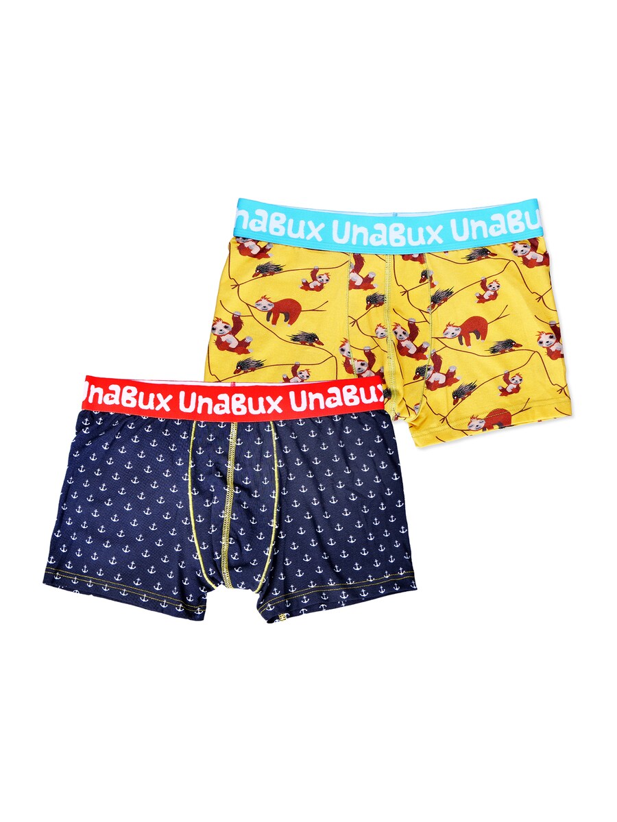

Боксеры UNABUX, цвет Blue/Yellow