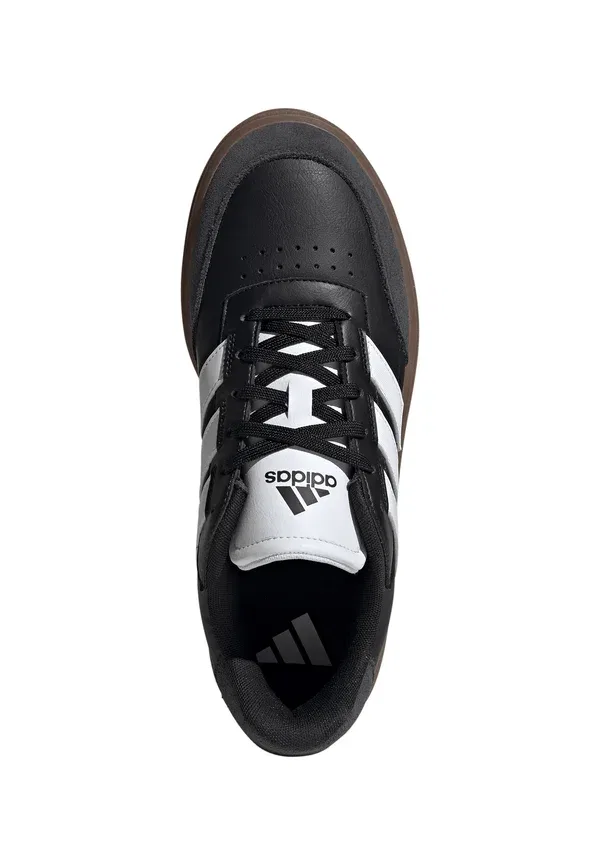 Кроссовки Adidas Courtblock Sneaker JQ8214, черный белый карбон — фото 3