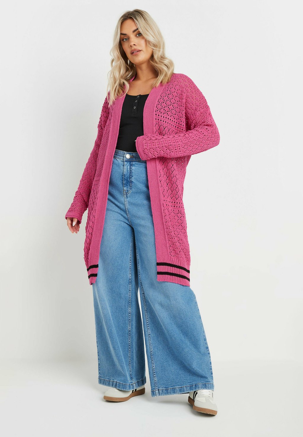 

Кардиган MIDI Yours Clothing, фуксия