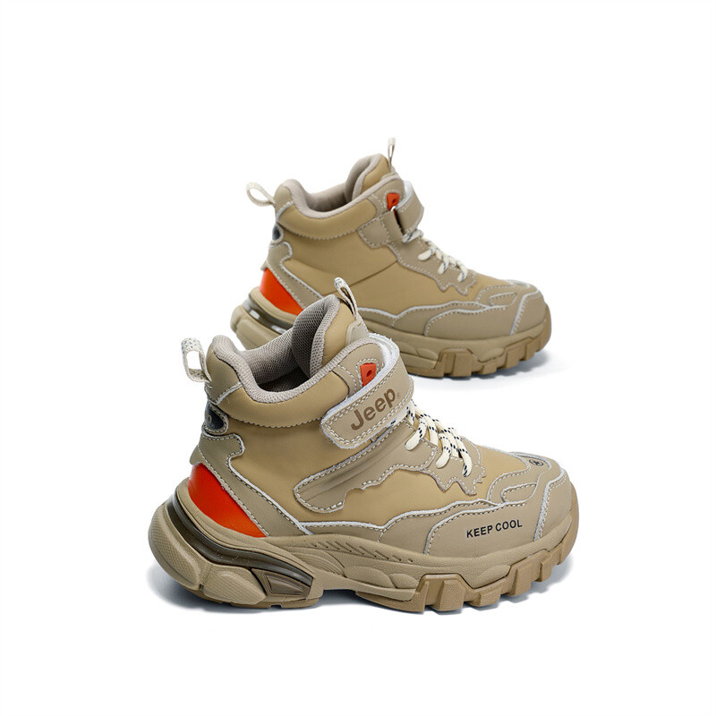 Кроссовки Jeep Kids Lifestyle Shoes Kids High-top Brown, коричневый — фото 4