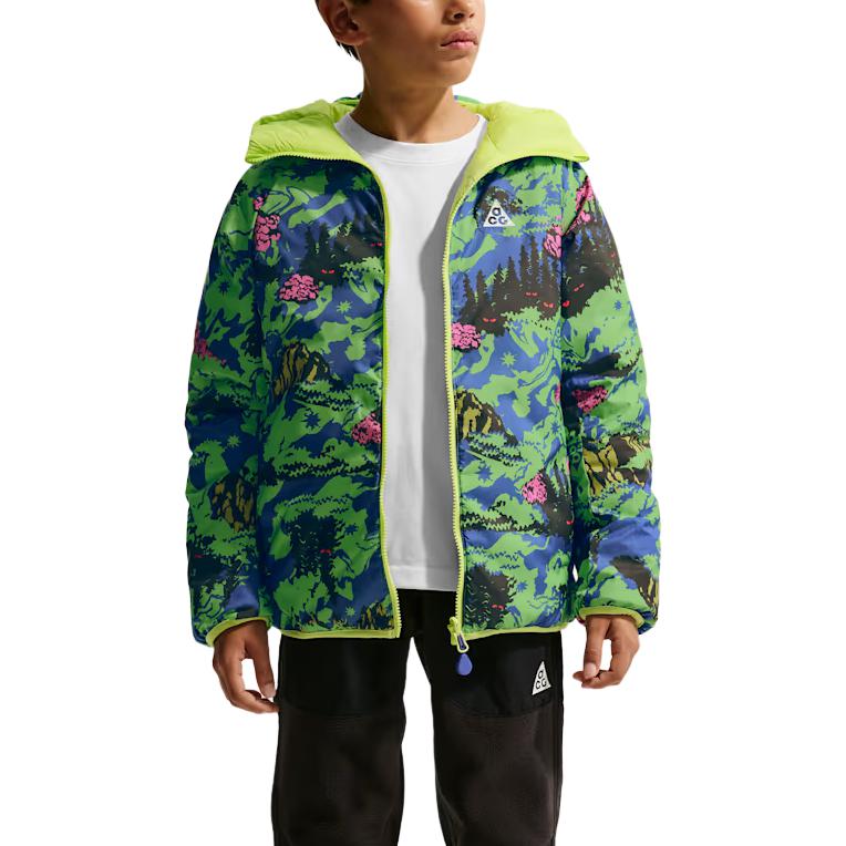 Утепленная куртка FW25 ACG Lava Flow Therma FIT ADV для детей Nike, светло lemon/peak белый — фото 4