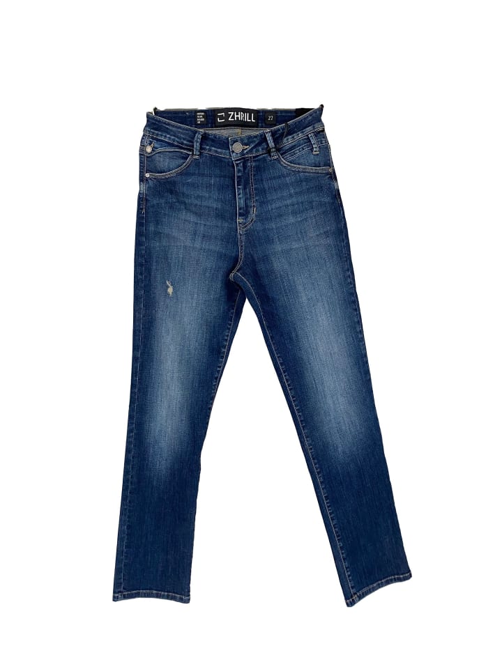 

Тканевые брюки ZHRILL Damen Skinny Jeans TIMEA, синий