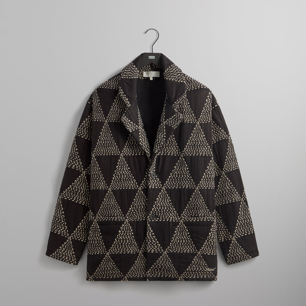 

Куртка Kith Quilt Stitch Alfie Jacket, черный