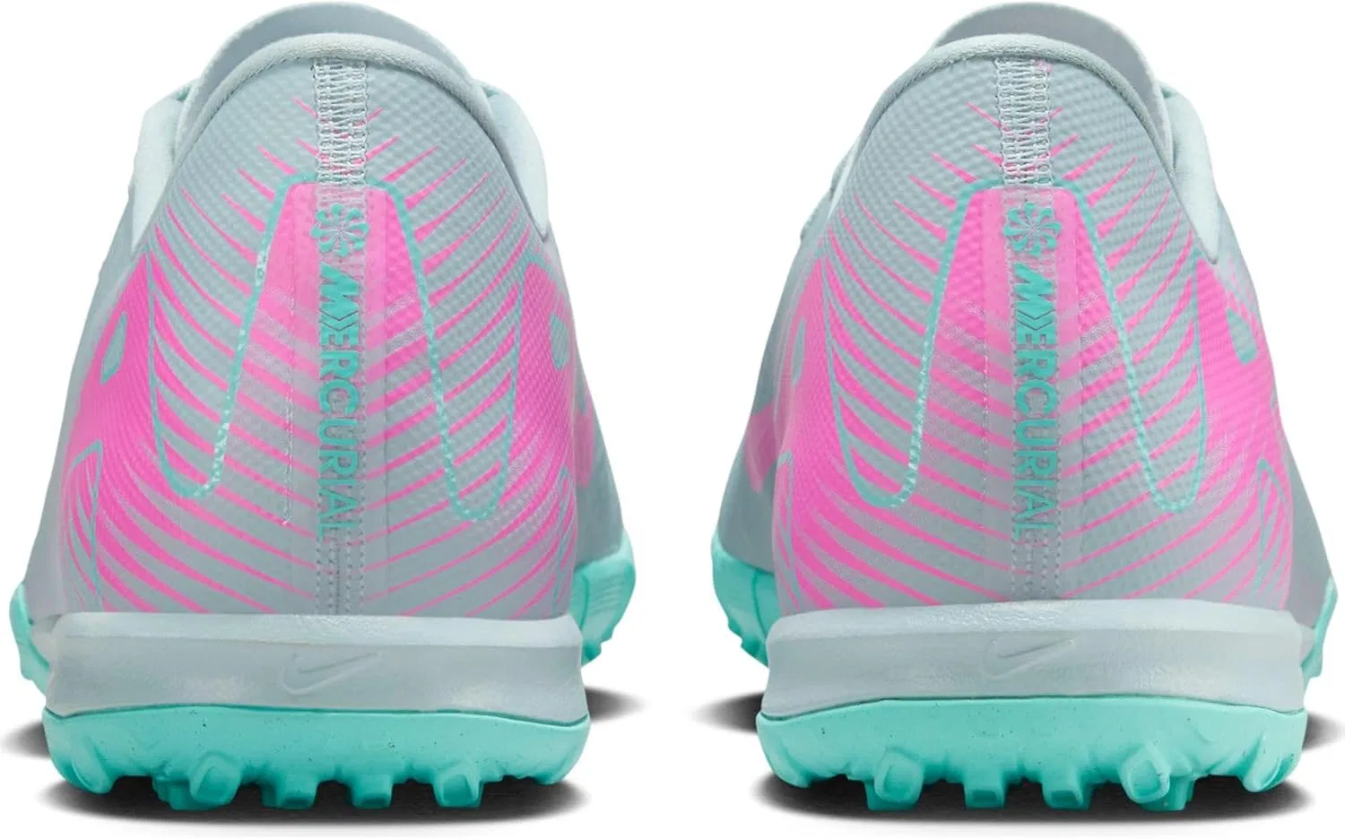 Футбольные бутсы Nike Mercurial Vapor 16 Academy TF Low Top FQ8449, Ocean Cube Pink Blast — фото 3