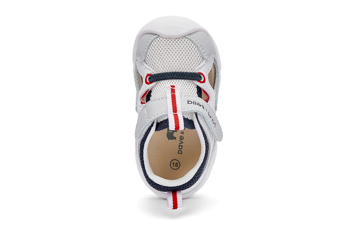 Обувь для начинающих ходить / Детские носки DAVE&BELLA, белый — фото 3
