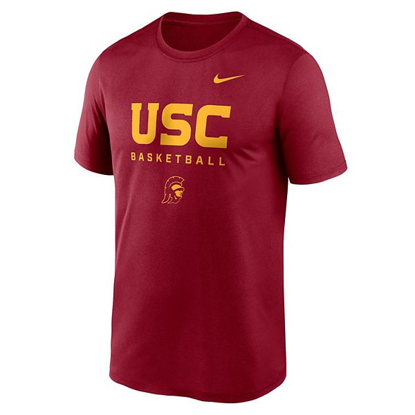 Мужская футболка Cardinal USC Trojans 2025 Courtside Basketball Legend Dri-FIT Nike — фото 3