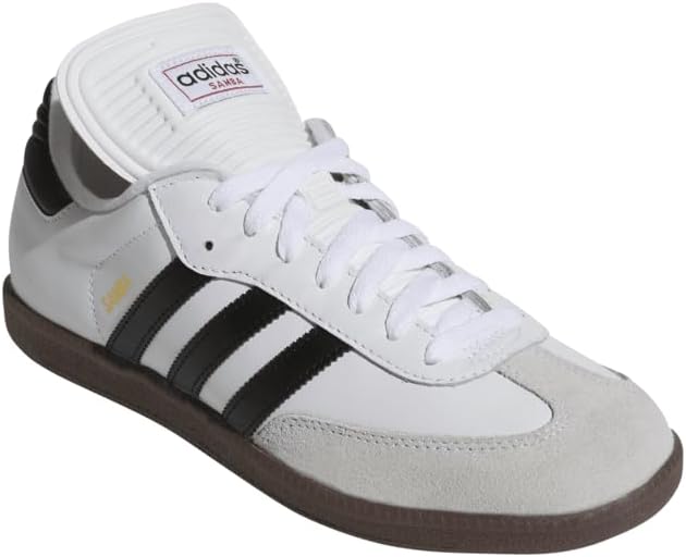 Мужские кроссовки Adidas Samba Classic для зала, белый/черный — фото 2
