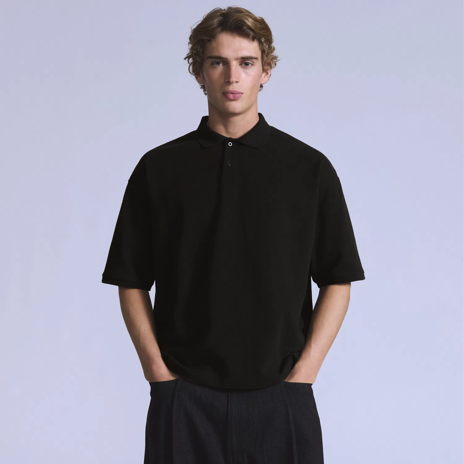 Укороченная рубашка поло Levi's, Black