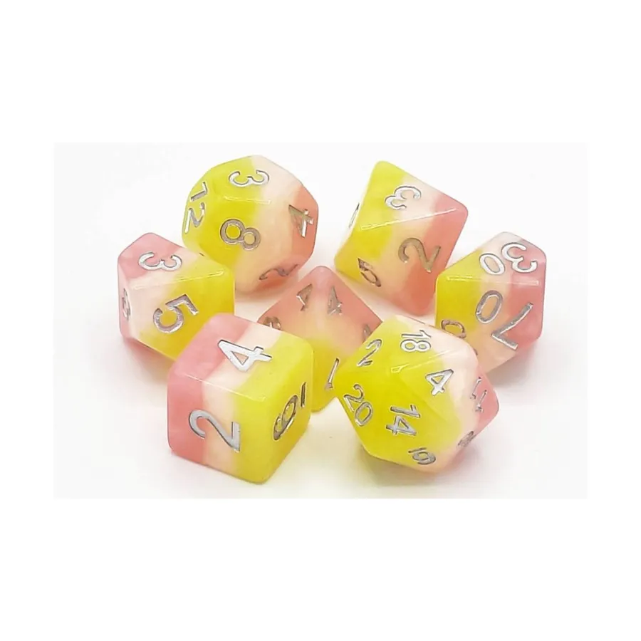 

Подставка для лимонада Poly Set с серебром (7), Acrylic-Resin Dice - Gradient