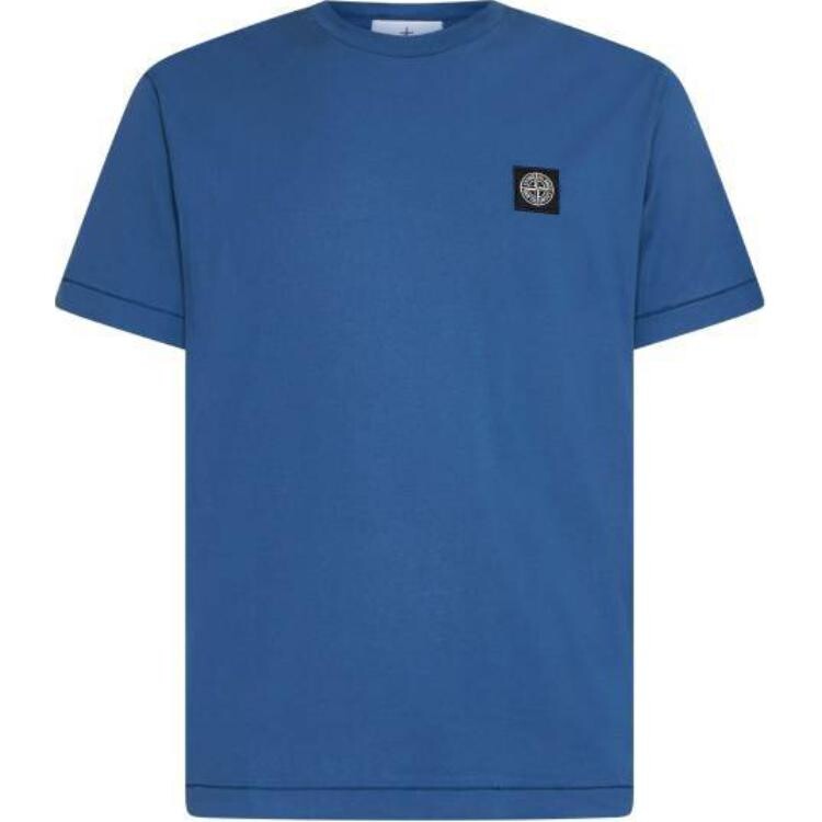 

Футболка мужская синяя Stone Island, синий