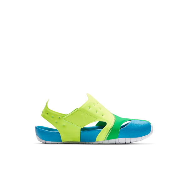 Сандалии flare casual colorblock green blue yellow sandals 'green blue yellow' Air Jordan, зеленый — фото 2