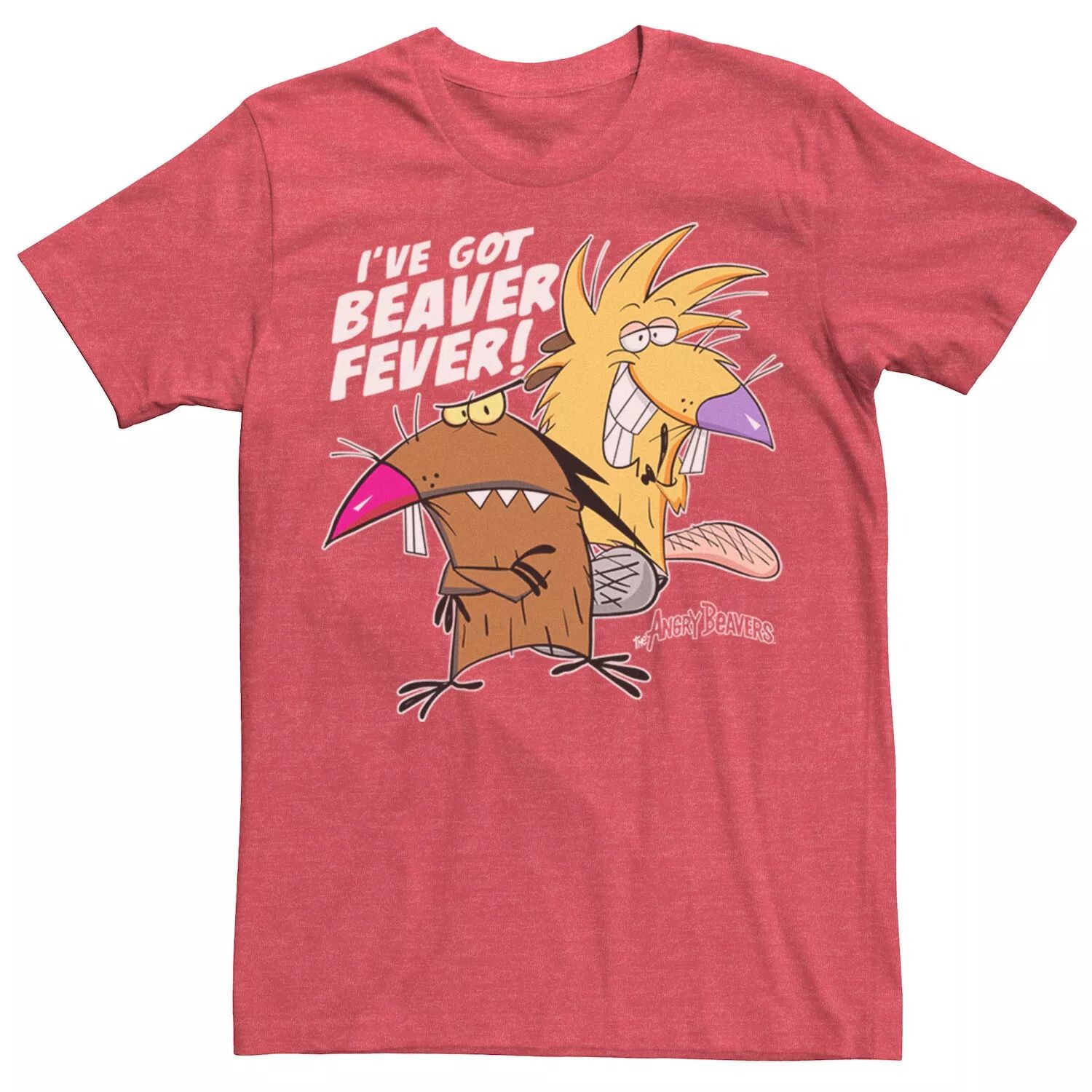 

Мужская футболка Angry Beavers I've Got Beaver Fever с портретом Licensed Character