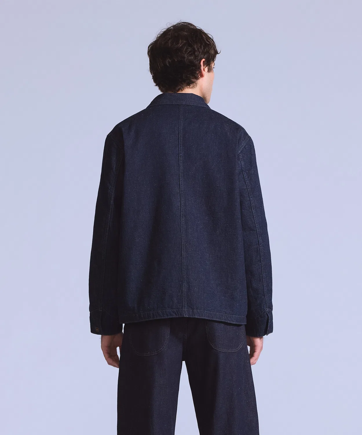 Пальто Levi's Blue Tab Naval Sack из денима, тёмно-синий — фото 2