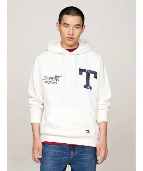 

Толстовка Loose fit Tommy Jeans, белый