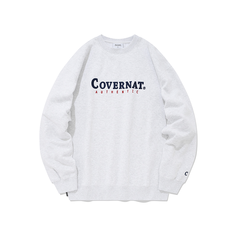 

Свитшот весна осень зима унисекс COVERNAT, серый