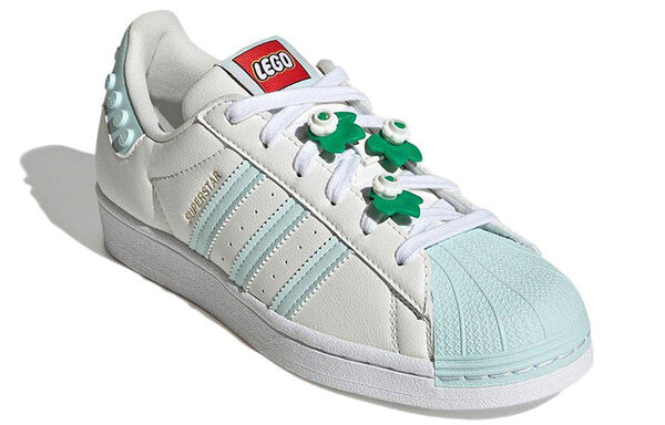Кроссовки lego x superstar Adidas, белый — фото 3