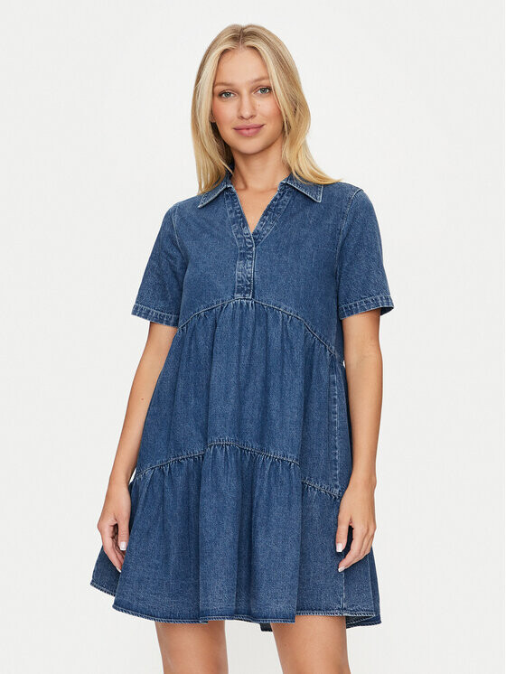 

Джинсовое платье свободного кроя Noisy May, синий