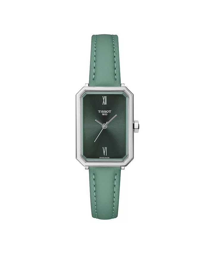 

Женские часы Quartz Green с кожаным ремешком, 21.80 мм Tissot