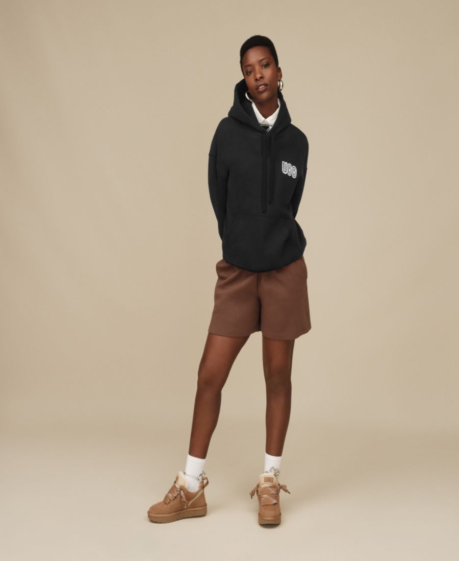 

Женская толстовка UGG оверсайз с графическим принтом UGG, Black