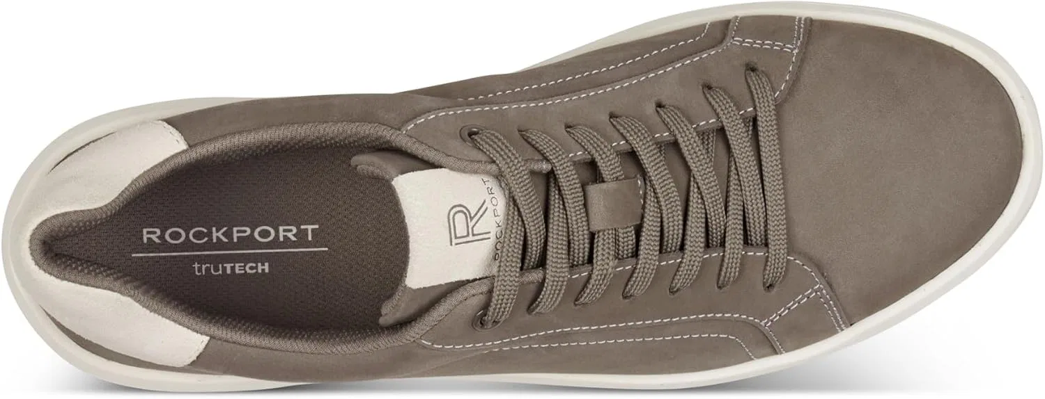 Мужские кроссовки Rockport Lite Court Trainers, Light Green Nubuck — фото 4