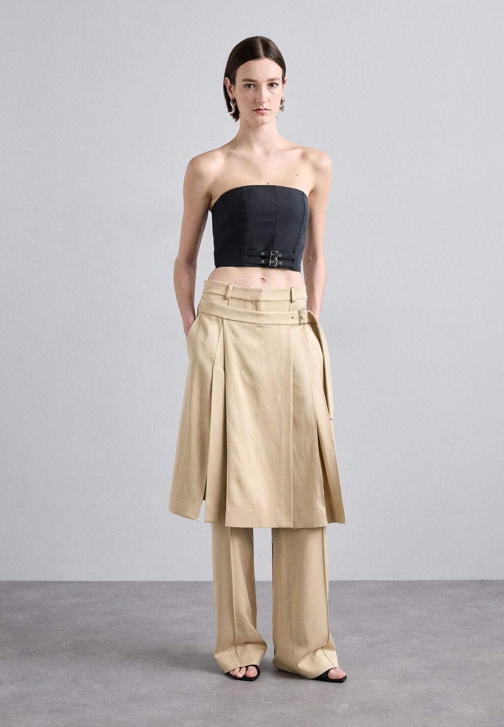 

Топ DOUBLE BELT CORSET Materiel, черный