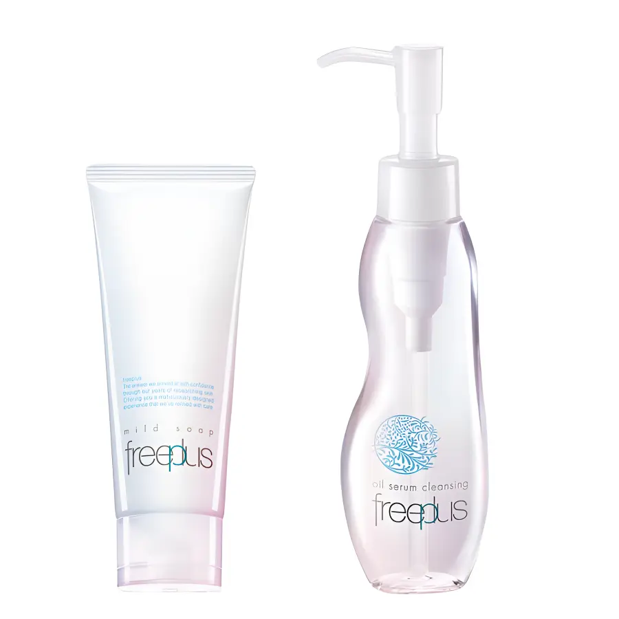 

Очищающий крем с аминокислотами FULIFANGSI для бережного очищения кожи Увлажняющий, регулирующий выработку кожного сала очищающий комплекс Freeplus, hydrating cleansing cream 100g+hydrating cleansing oil 250ml (new packaging)