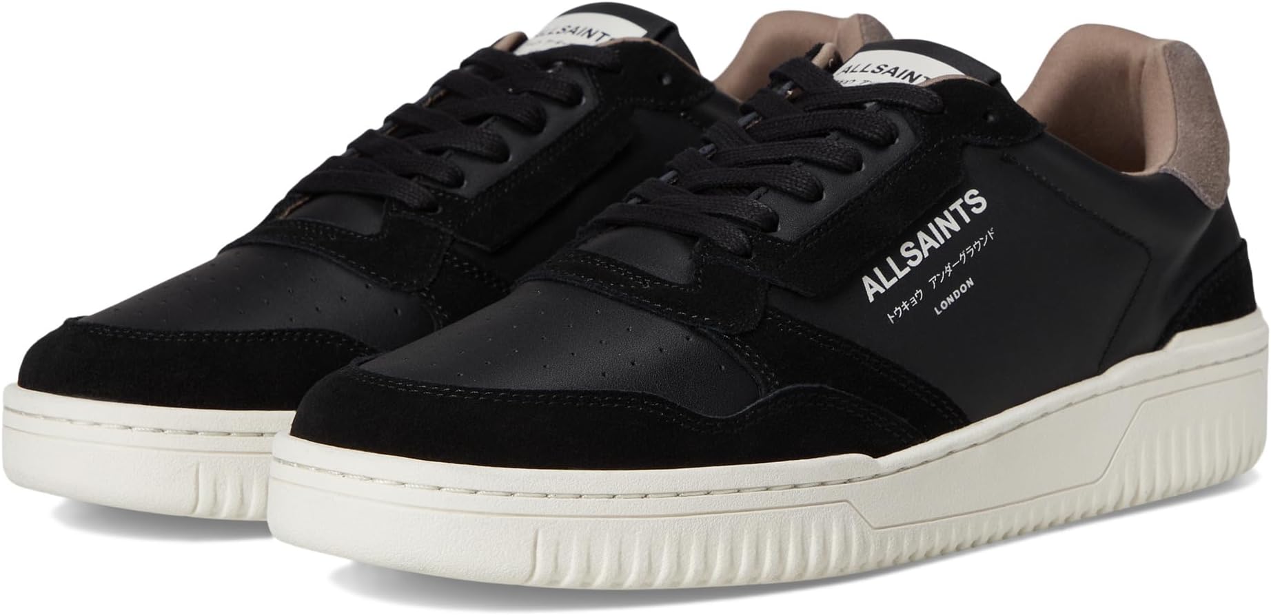 

Кроссовки AllSaints Regan Low Top, цвет Black/Grey