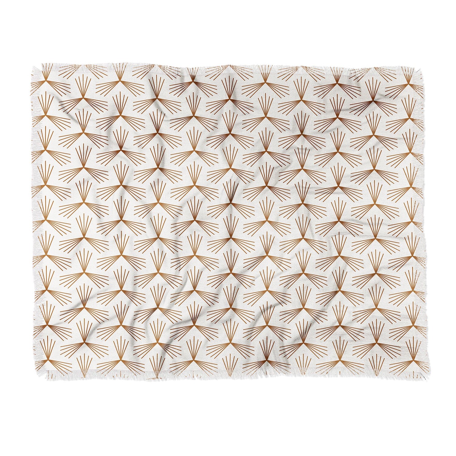 

Одеяло Holli Zollinger Cruza Rust Deny Designs, цвет Beige