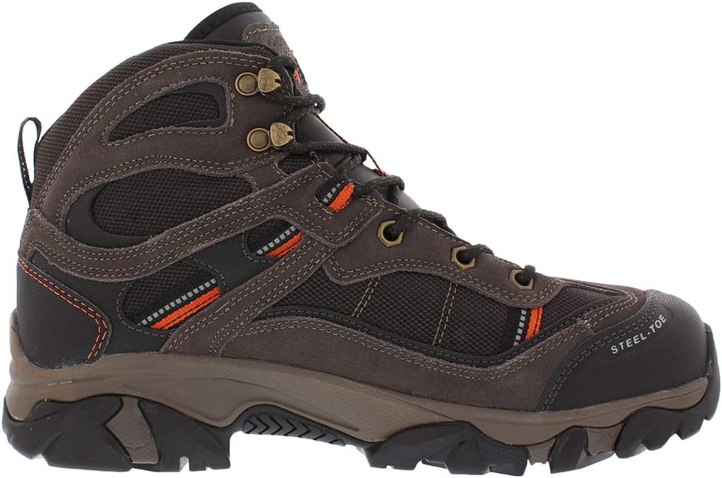 Мужские ботинки Hi-Tec Explorer Mid I WP со стальным носком, шоколадный — фото 3