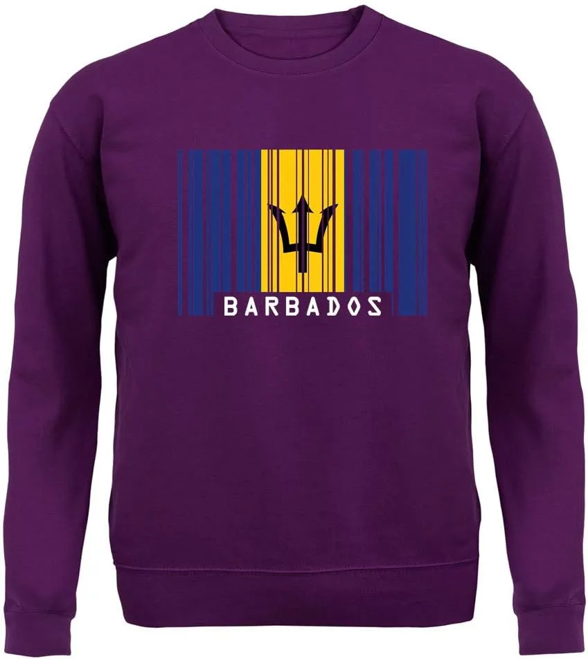 

Свитер Unisex Crewneck Dressdown Barbados Barcode Style Flag