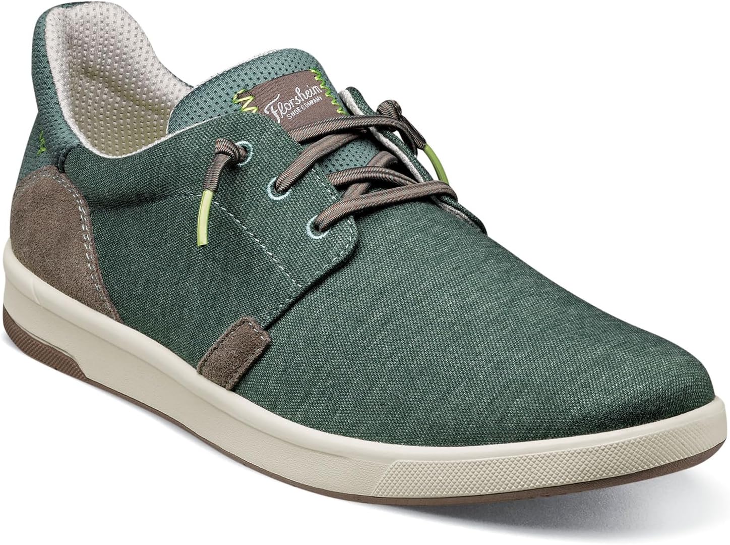 

Мужские кроссовки Florsheim с застежкой на шнуровке и скользящей подошвой, зеленый