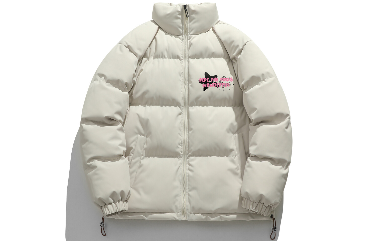 

Куртка Pepe The Frog Puffer Unisex, бежевый