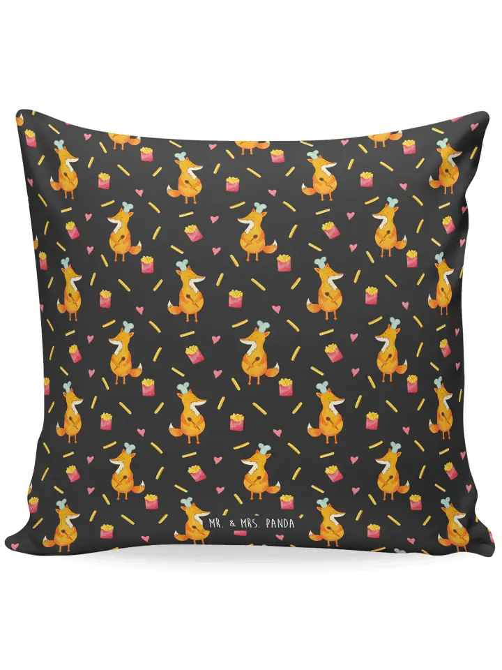 

Подушка Mr & Mrs Panda 40x40 Fuchs Pommes, серый