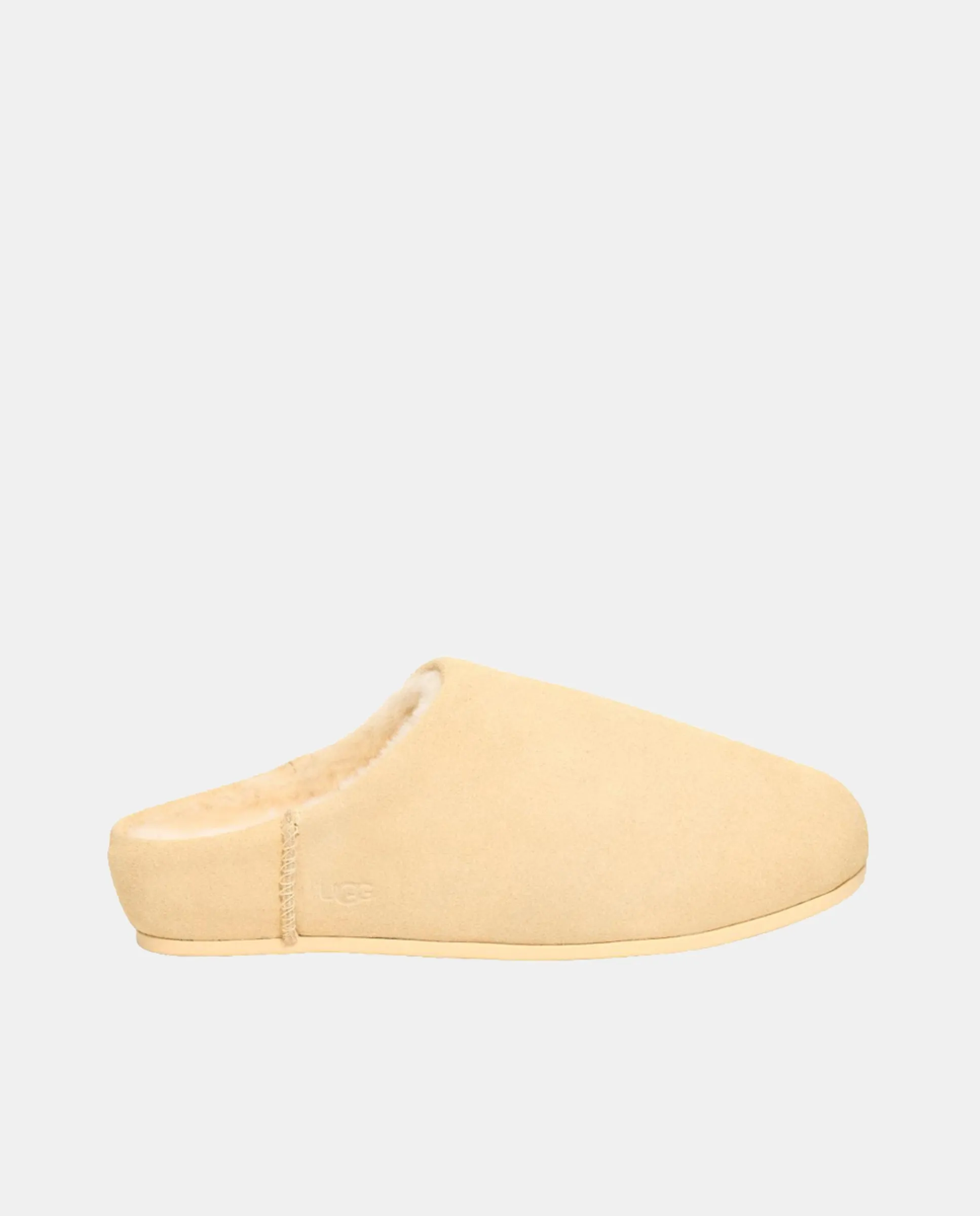 Женские тапочки ELEA SLIP ON из кожи с меховой подкладкой Ugg, коричневый