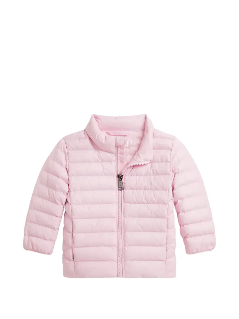Стеганая куртка на молнии Polo Ralph Lauren Kids, розовый