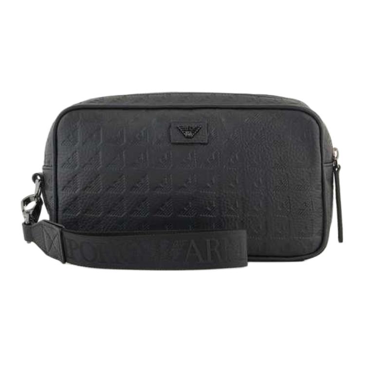 

Emporio Armani Мужской клатч из коровьей кожи, маленький, черный