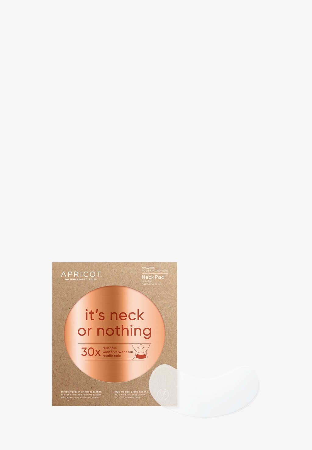 

Антивозрастная Neck Pad With Hyaluron Apricot Beauty