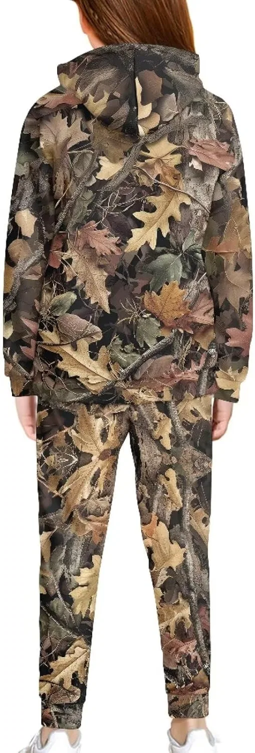 Спортивный костюм с камуфляжем Pensura, детский, 2 предмета, Camouflage Hunting Forest — фото 2