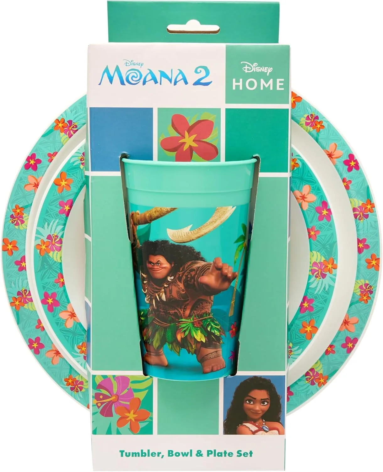 Детский обеденный набор Disney Moana 2-3 предмета от Polar Gear, тарелки и миска с кружкой — фото 2