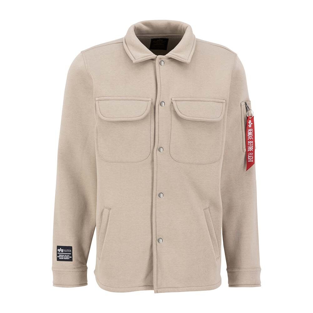 

Рубашка Alpha Industries Sweat, бежевый