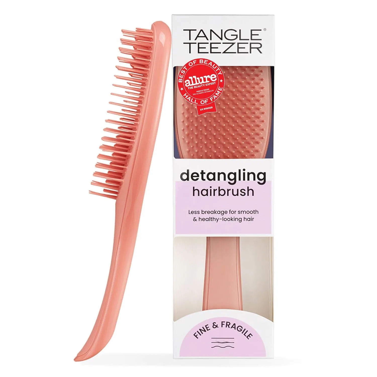 Расческа Tangle Teezer The Fine and Fragile Ultimate Detangler для влажных и сухих волос Tangle Teezer, Sweet Cinnamon