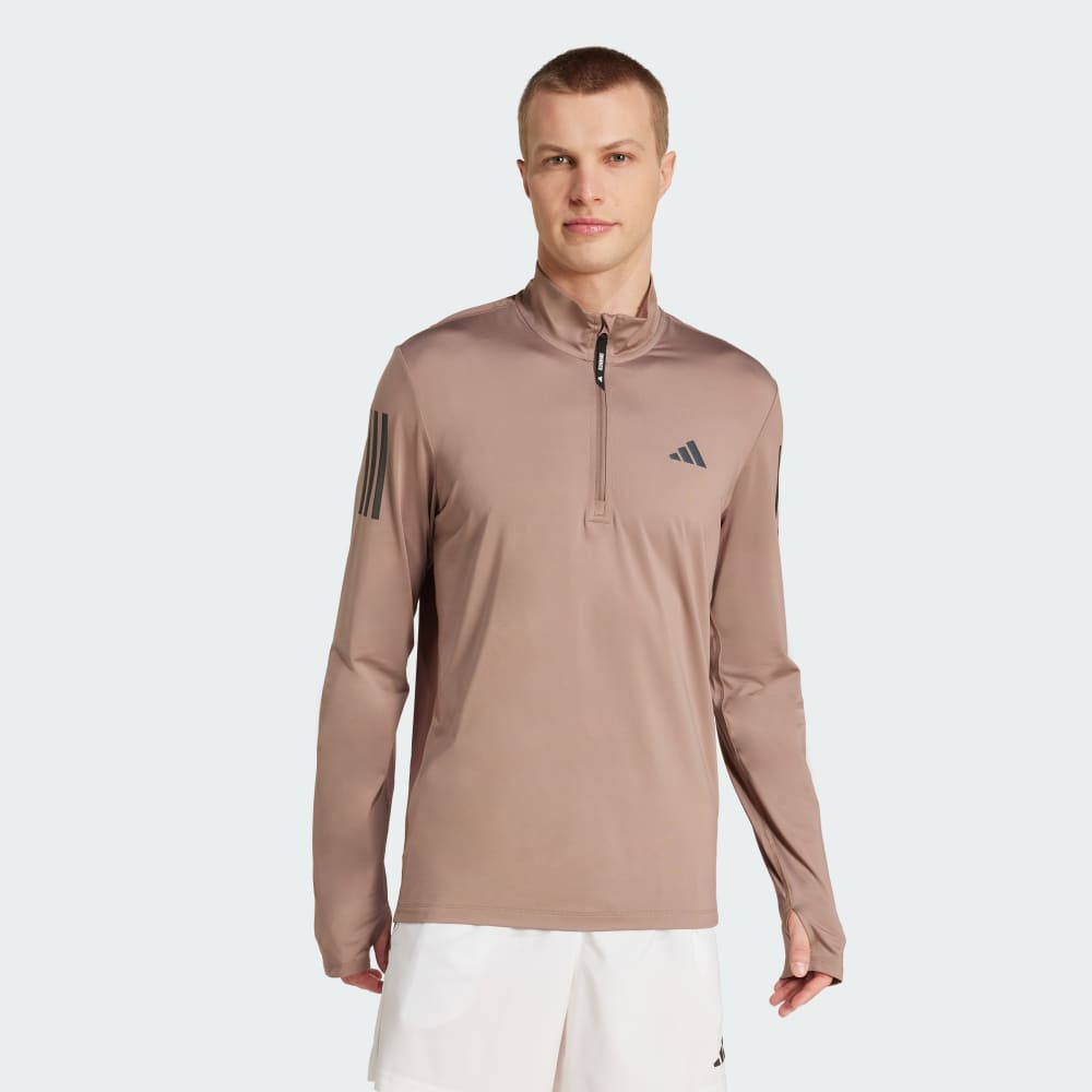 

Спортивный костюм Adidas Own The Run Half-Zip, цвет Trace Brown